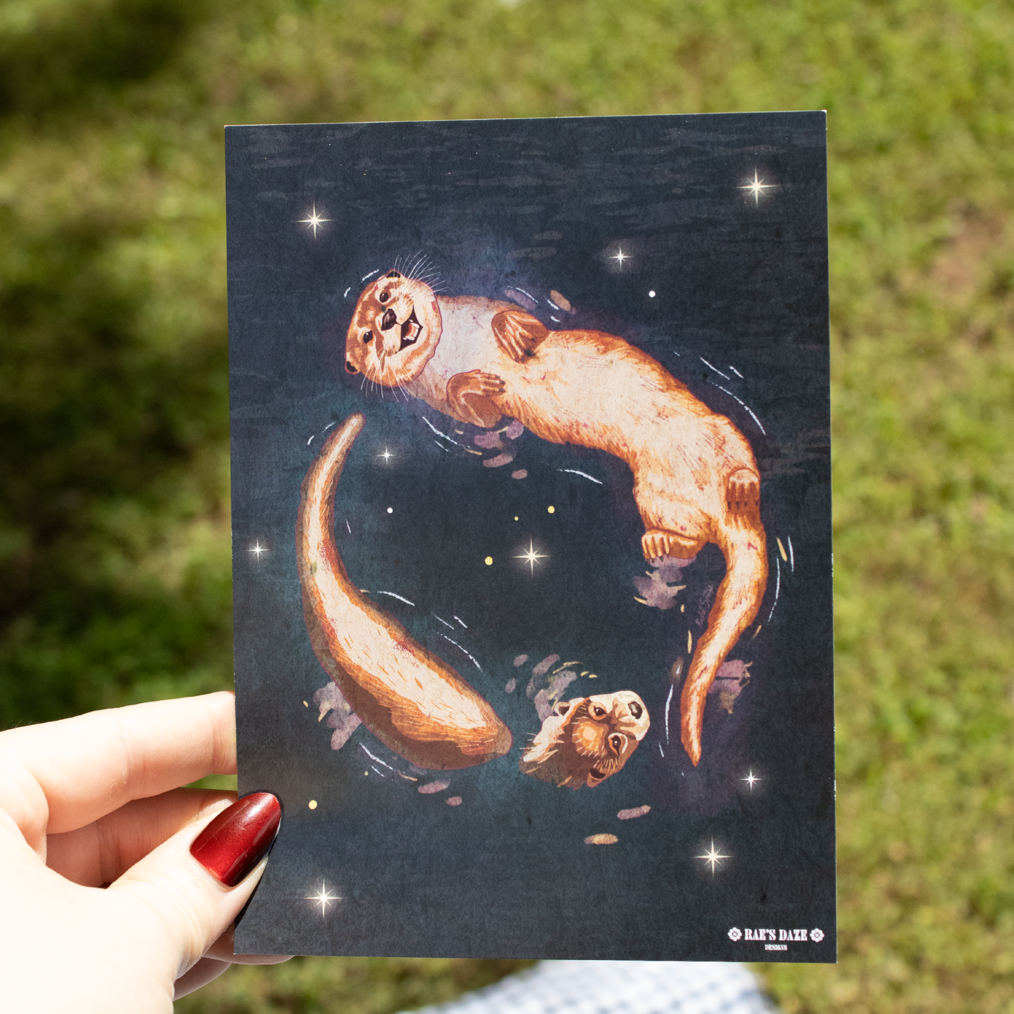 Otter Art Print