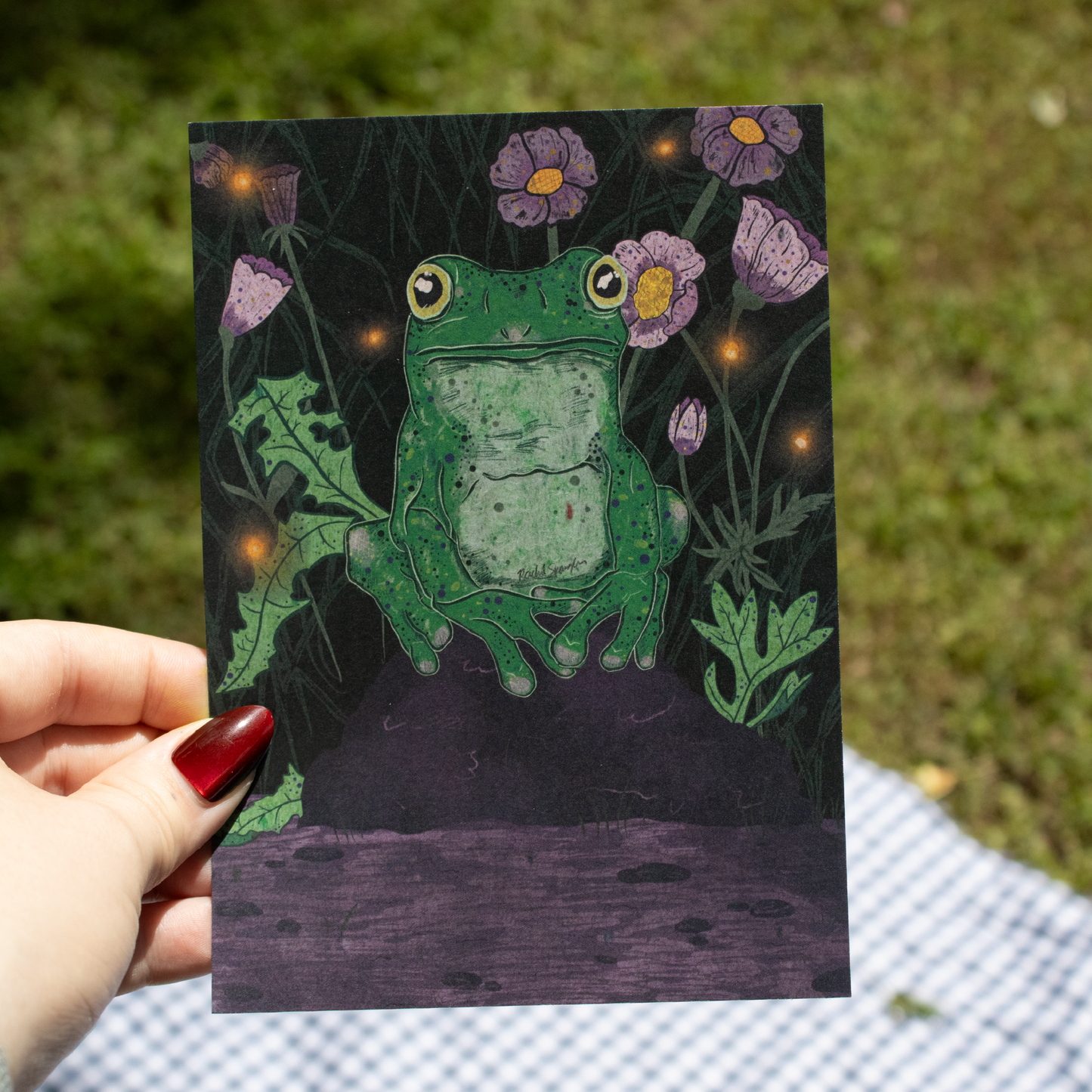 Frog Art Print