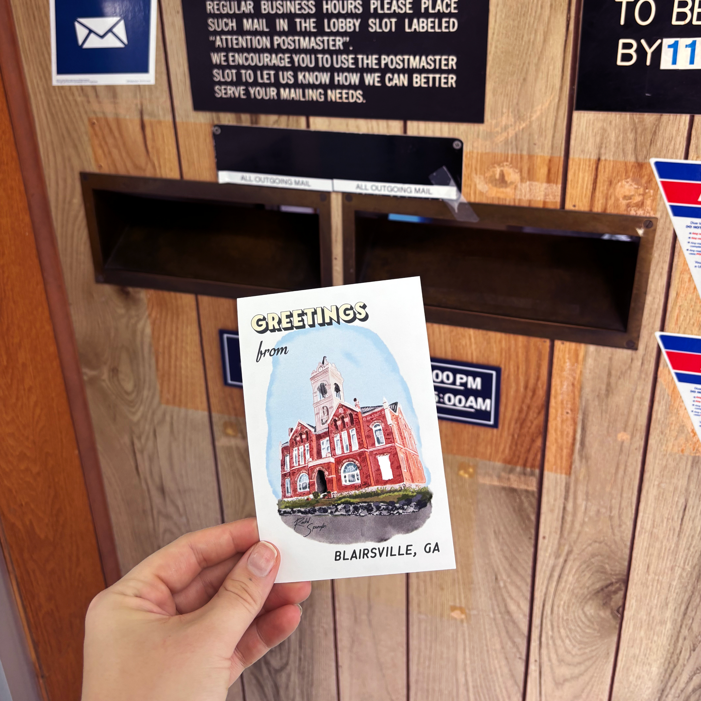 Greetings From Blairsville, GA Postcard