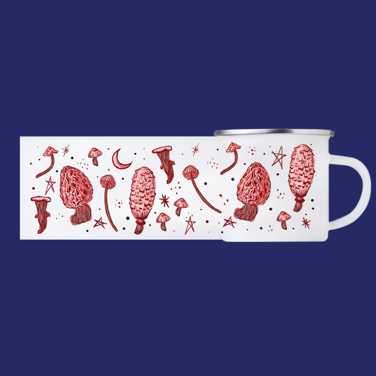 Red Mushroom Magic | 10 oz Enamel Mug