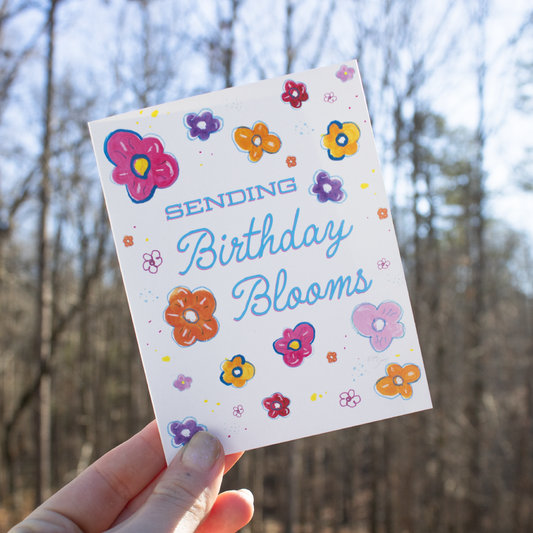 Birthday Blooms | Folded Birthday Cards