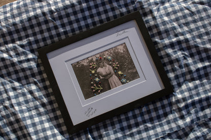 Hand Embroidered Photograph Keepsake
