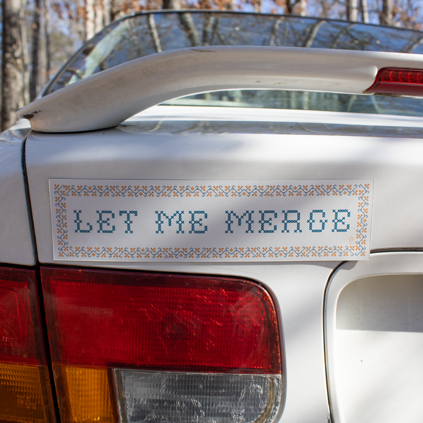 Let Me Merge | Car Magnets 3"w x 11.5"h