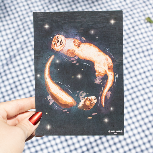 Otter Art Print