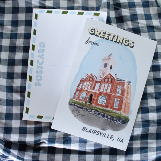 Greetings From Blairsville, GA Postcard