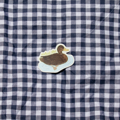 What The Duck Sticker