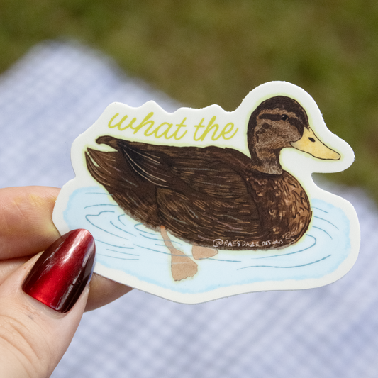 What The Duck Sticker